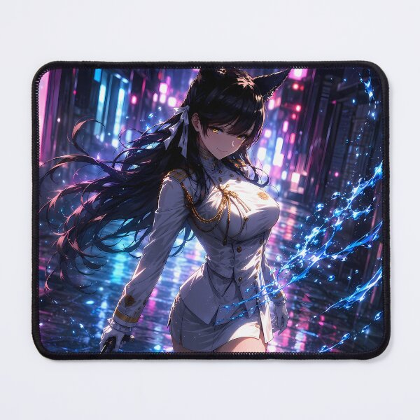 Item preview, Atago Azur Lane Neon Rain Water Magic designed and sold by SolenneAzur.
