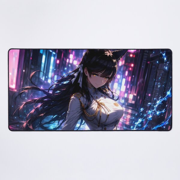 Item preview, Atago Azur Lane Neon Rain Water Magic designed and sold by SolenneAzur.