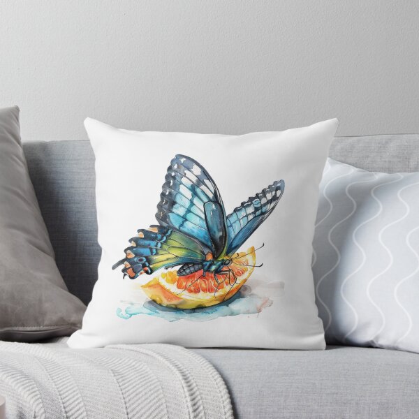 Item preview, Blue Butterfly | Elegant Nature Aesthetic Art designed and sold by Mandayartstudio.