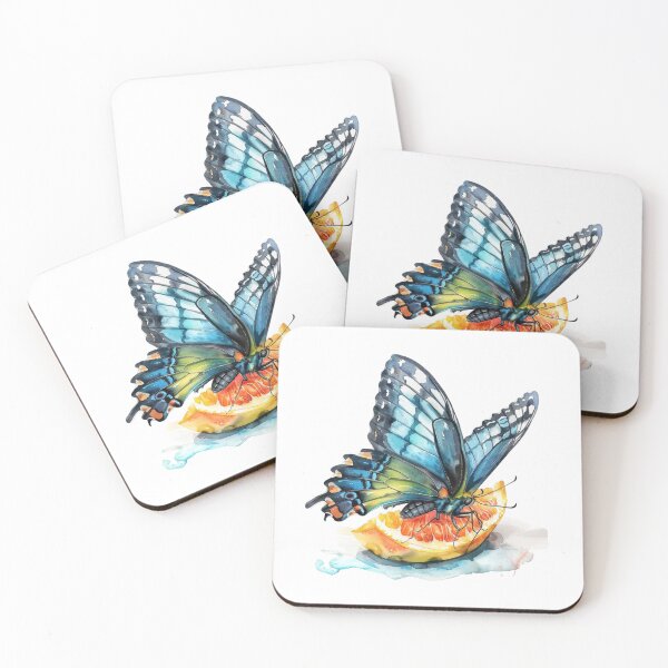 Item preview, Blue Butterfly | Elegant Nature Aesthetic Art designed and sold by Mandayartstudio.
