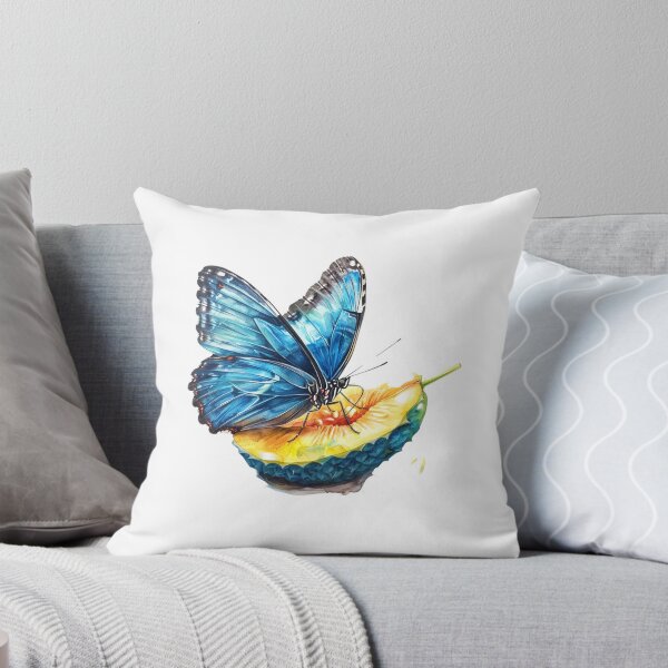 Item preview, Blue Butterfly | Elegant Nature Aesthetic Art designed and sold by Mandayartstudio.