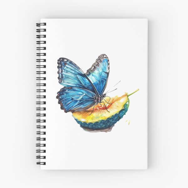 Item preview, Blue Butterfly | Elegant Nature Aesthetic Art designed and sold by Mandayartstudio.