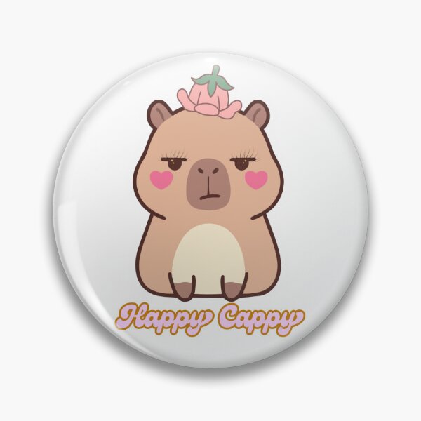 Item preview, Strawberry Hat Happy Cappy with Eyelashes designed and sold by LittleGoodCo-.