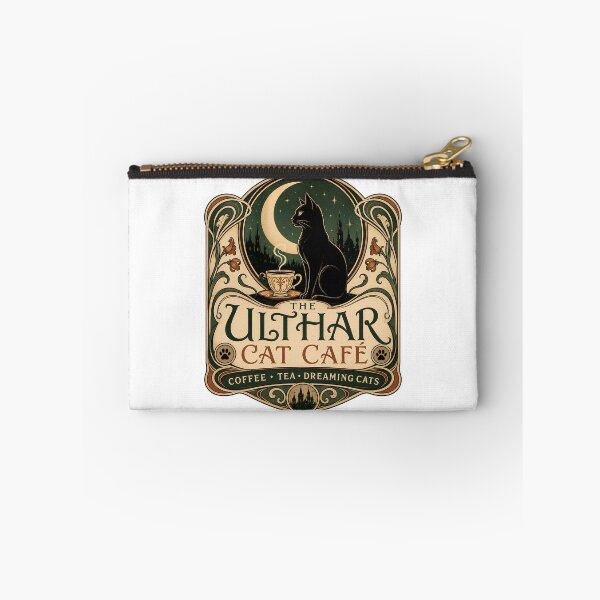 Item preview, The Ulthar Cat Café | Lovecraft Cats of Ulthar Dreamlands Vintage Art Nouveau designed and sold by Extravanganzza.