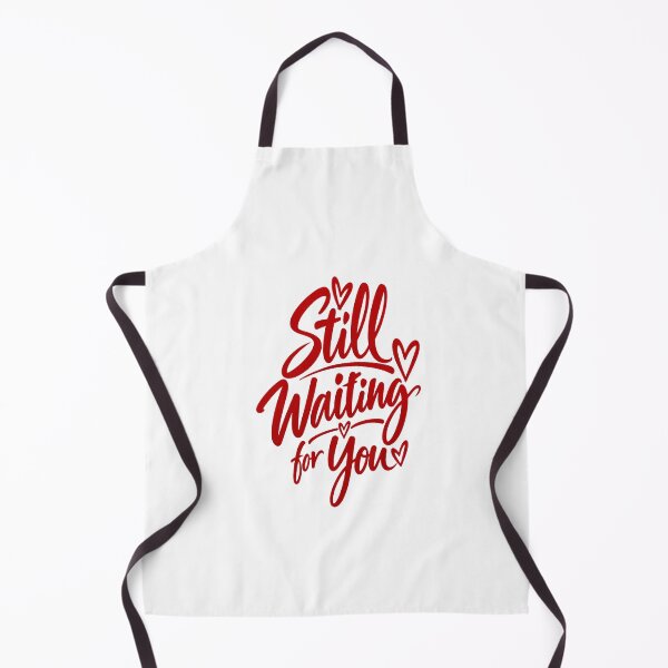 Item preview, Still Waiting for You – Romantic Love Typography designed and sold by Lovestickerco.