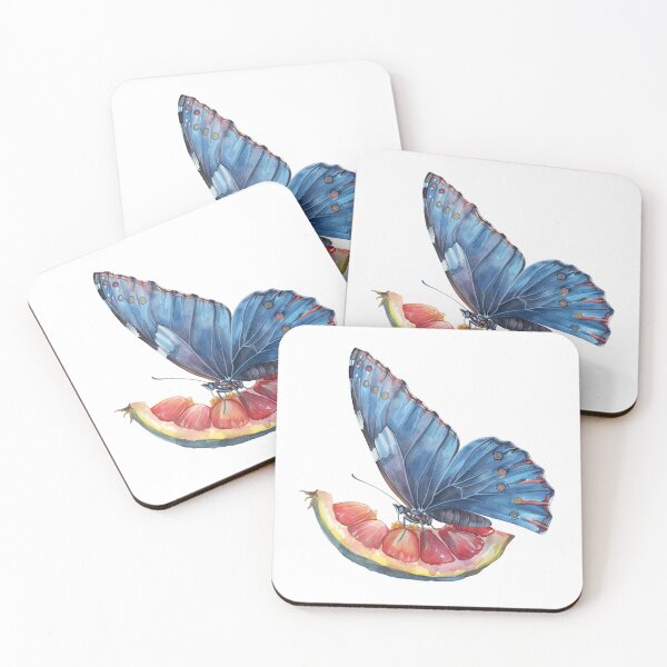 Item preview, Blue Butterfly | Elegant Nature Aesthetic Art designed and sold by Mandayartstudio.