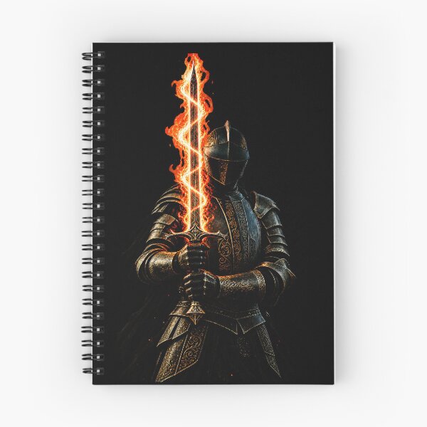 Item preview, Black Knight with Flaming Sword designed and sold by Michael J Design.