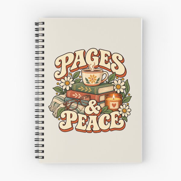 Item preview, Pages and Peace Cozy Reading Design designed and sold by Mostafa Studio.