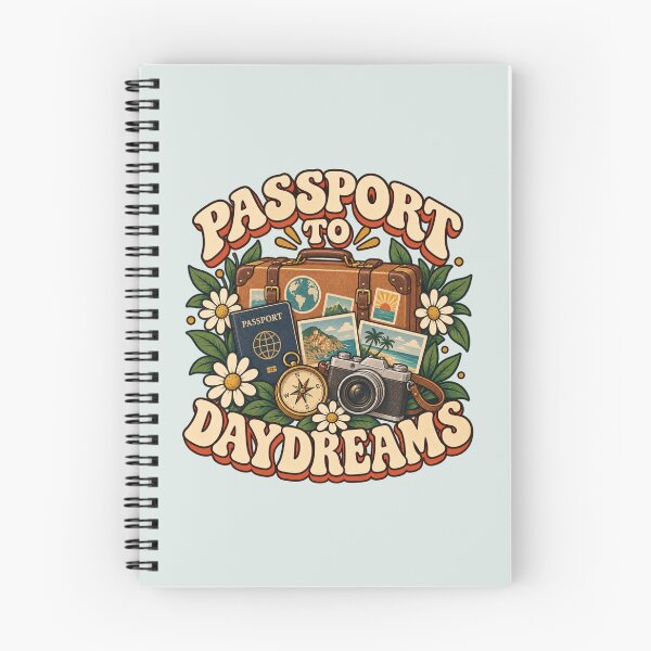 Item preview, Passport to Daydreams Retro Travel Design designed and sold by Mostafa Studio.