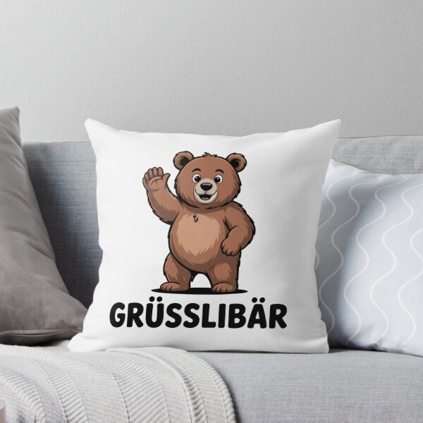 Item preview, Grüsslibär – süßer Bär Wortspiel Grizzlybär Gruß designed and sold by LoFizzy.