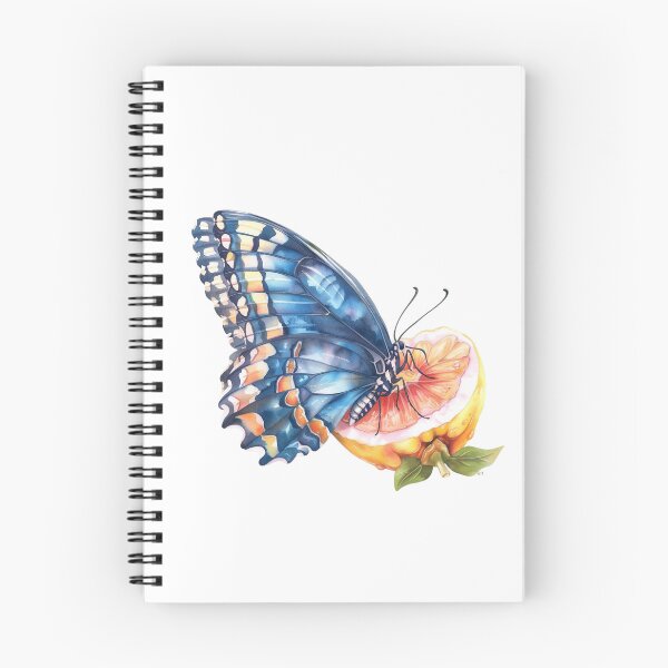 Item preview, Blue Butterfly | Elegant Nature Aesthetic Art designed and sold by Mandayartstudio.
