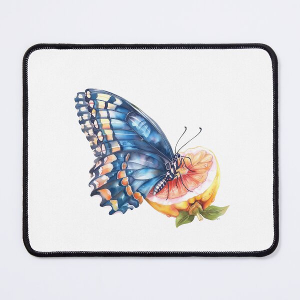 Item preview, Blue Butterfly | Elegant Nature Aesthetic Art designed and sold by Mandayartstudio.