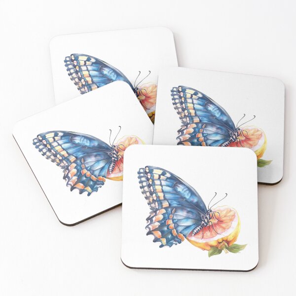 Item preview, Blue Butterfly | Elegant Nature Aesthetic Art designed and sold by Mandayartstudio.