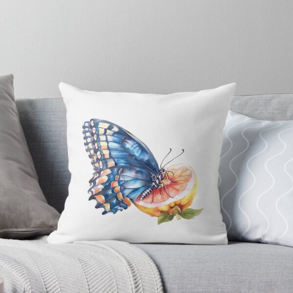 Item preview, Blue Butterfly | Elegant Nature Aesthetic Art designed and sold by Mandayartstudio.