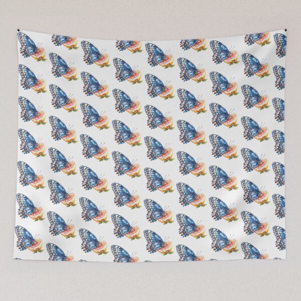 Item preview, Blue Butterfly | Elegant Nature Aesthetic Art designed and sold by Mandayartstudio.
