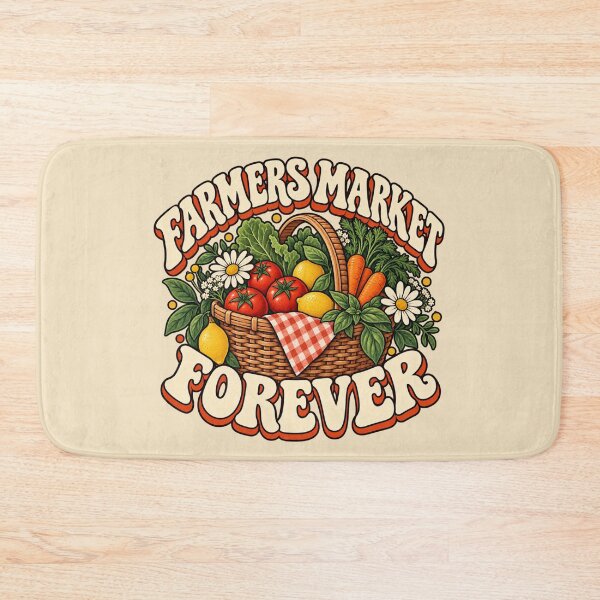 Item preview, Farmers Market Forever Retro Produce Design designed and sold by Mostafa Studio.