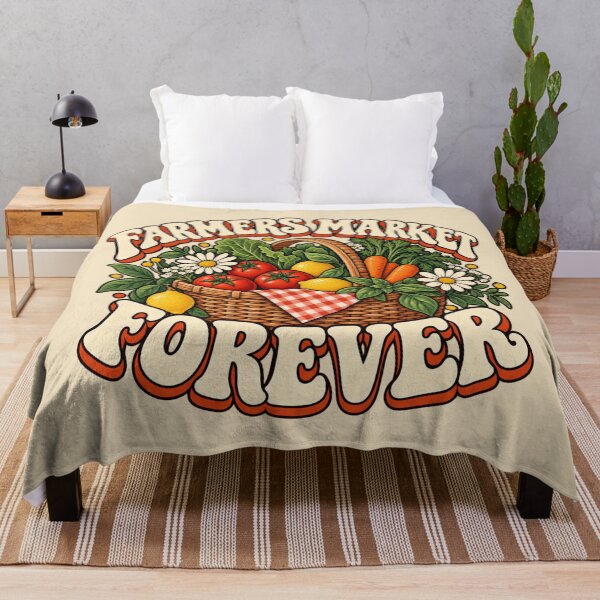 Item preview, Farmers Market Forever Retro Produce Design designed and sold by Mostafa Studio.