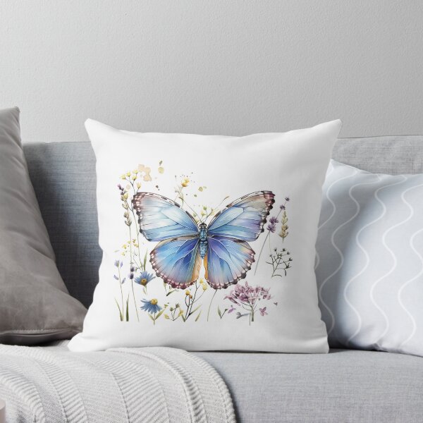 Item preview, Blue Butterfly | Elegant Nature Aesthetic Art designed and sold by Mandayartstudio.