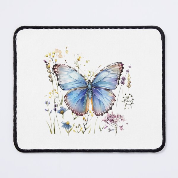 Item preview, Blue Butterfly | Elegant Nature Aesthetic Art designed and sold by Mandayartstudio.