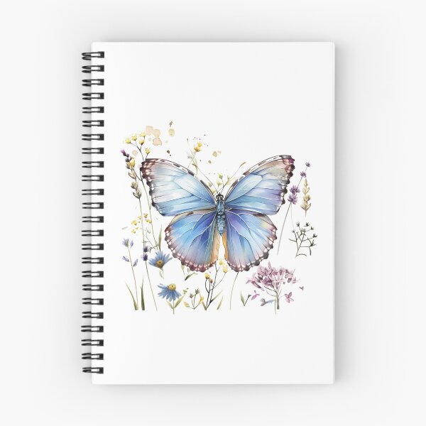 Item preview, Blue Butterfly | Elegant Nature Aesthetic Art designed and sold by Mandayartstudio.