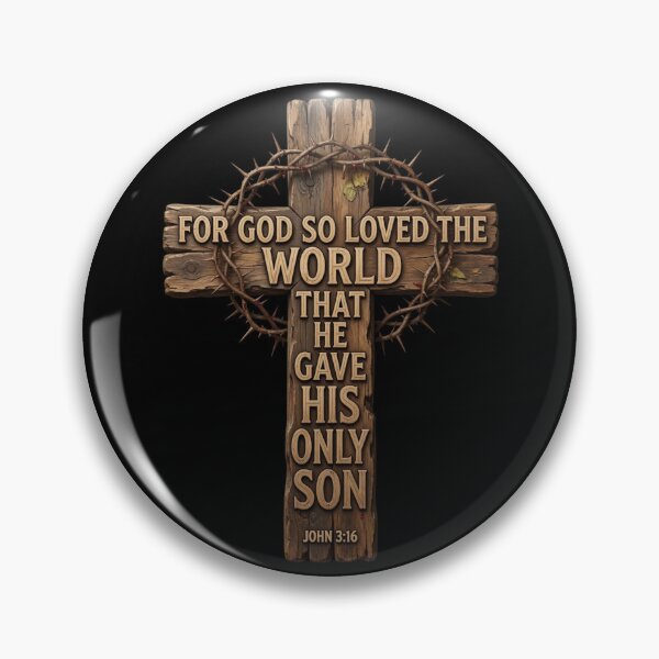 Item preview, John 316 Jesus Cross Christian Bible Verse Faith Inspired designed and sold by CF_VintageDesign.