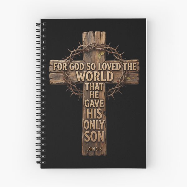 Item preview, John 316 Jesus Cross Christian Bible Verse Faith Inspired designed and sold by CF_VintageDesign.