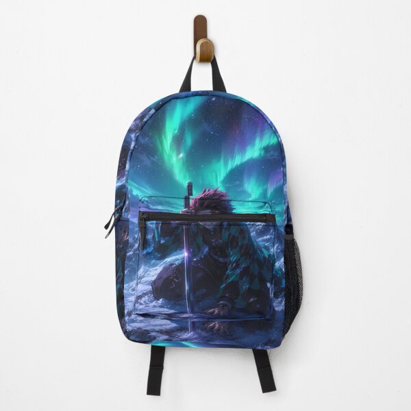 Item preview, Tanjiro Kamado Demon Slayer Aurora Mountain Resolve designed and sold by SolenneAzur.