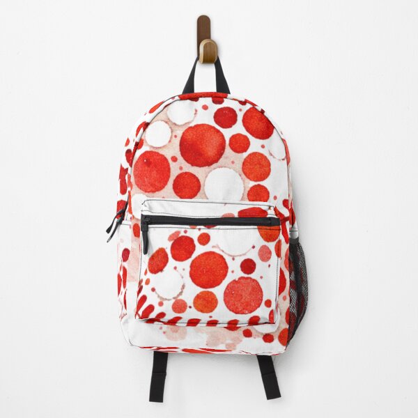 Item preview, Watercolor Red Polka Dot Baseball Graphic Art designed and sold by Vision Crafted.