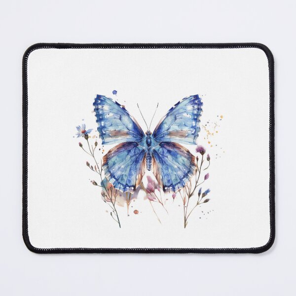 Item preview, Blue Butterfly | Elegant Nature Aesthetic Art designed and sold by Mandayartstudio.