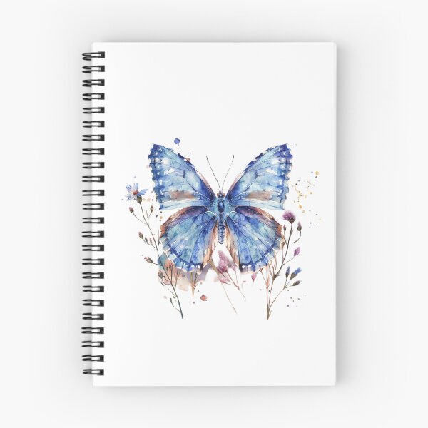 Item preview, Blue Butterfly | Elegant Nature Aesthetic Art designed and sold by Mandayartstudio.