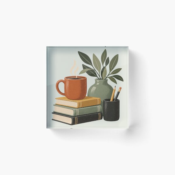 Item preview, Cozy Reading Corner Vintage Study Aesthetic designed and sold by Mostafa Studio.