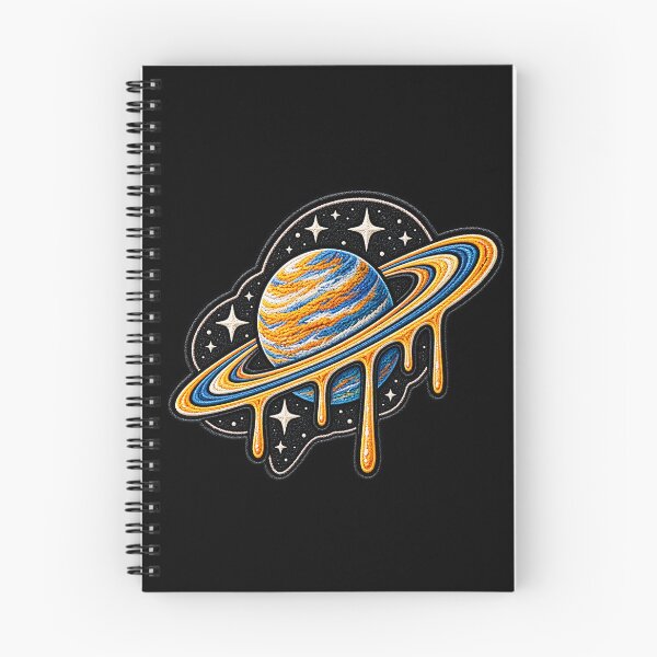 Item preview, Melting Saturn – Retro Cosmic Space Planet Art designed and sold by Abidel.