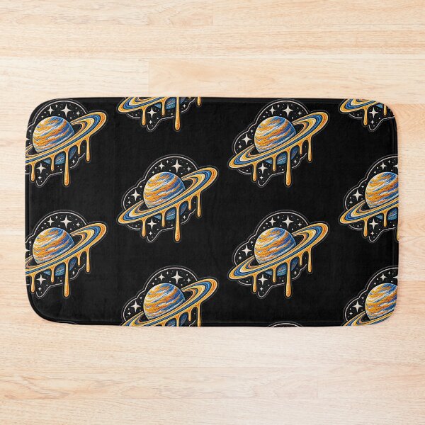 Item preview, Melting Saturn – Retro Cosmic Space Planet Art designed and sold by Abidel.