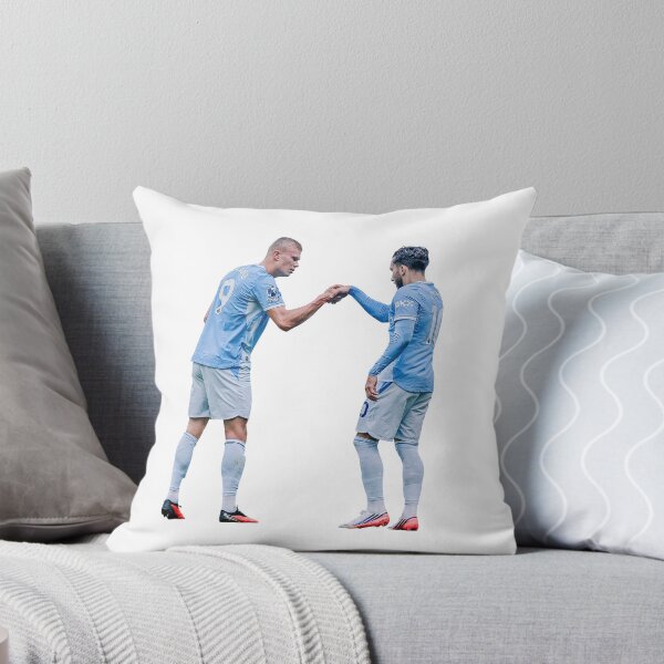 Aperçu de l'œuvre Haaland Cherki Manchester City créée et vendue par MadeinAugust13.