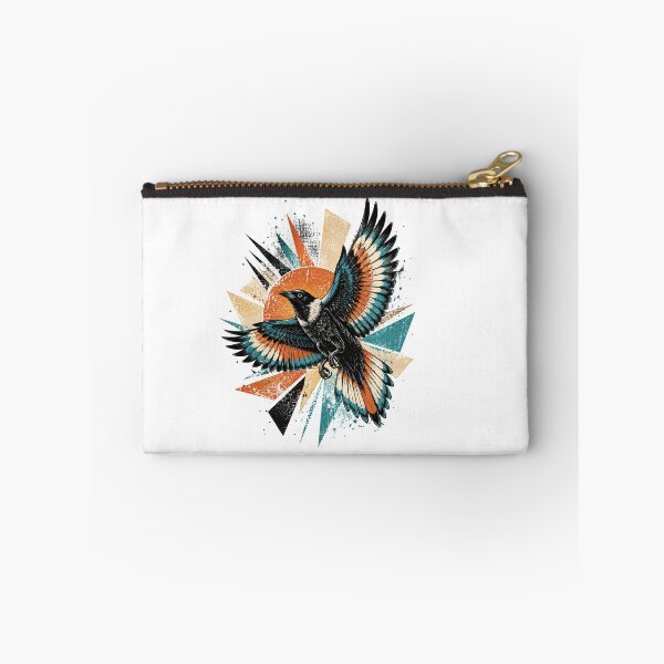 Item preview, Fly high with this striking retro magpie artwork! designed and sold by HoRC.