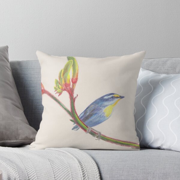 Item preview, Kangaroo paw with bird designed and sold by SandraAnimalArt.