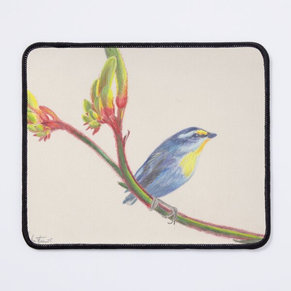 Item preview, Kangaroo paw with bird designed and sold by SandraAnimalArt.