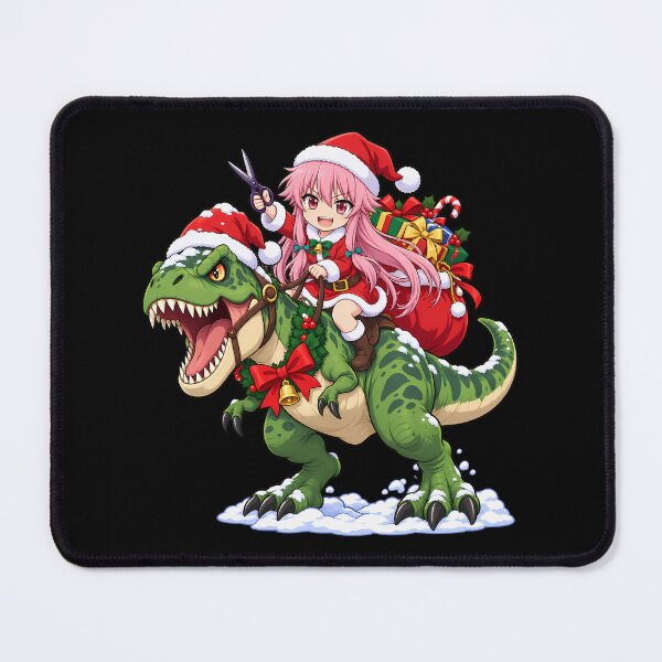 Item preview, Yuno Gasai Future Diary Christmas T Rex Ride designed and sold by SolenneAzur.