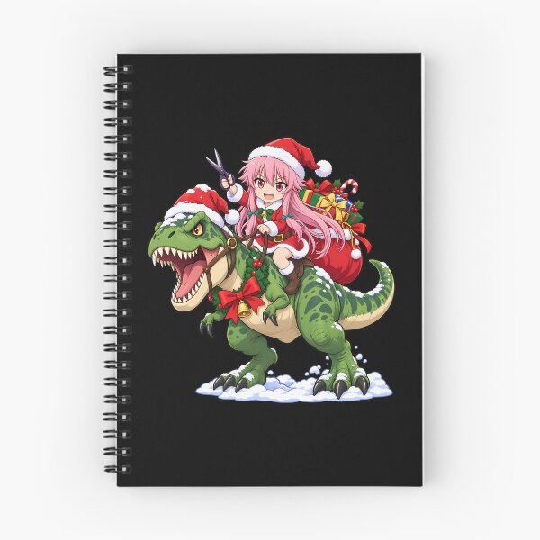 Item preview, Yuno Gasai Future Diary Christmas T Rex Ride designed and sold by SolenneAzur.