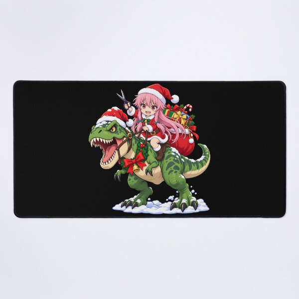 Item preview, Yuno Gasai Future Diary Christmas T Rex Ride designed and sold by SolenneAzur.
