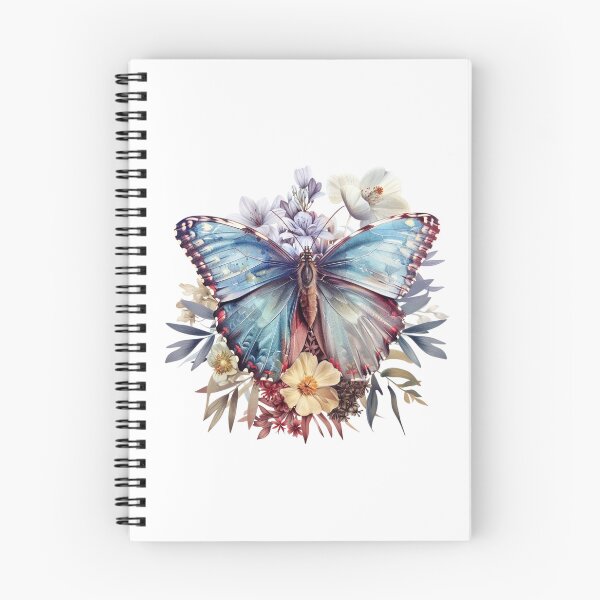 Item preview, Blue Butterfly | Elegant Nature Aesthetic Art designed and sold by Mandayartstudio.