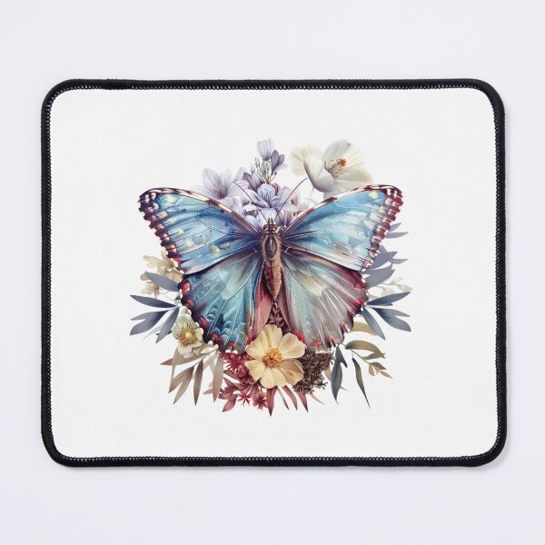Item preview, Blue Butterfly | Elegant Nature Aesthetic Art designed and sold by Mandayartstudio.