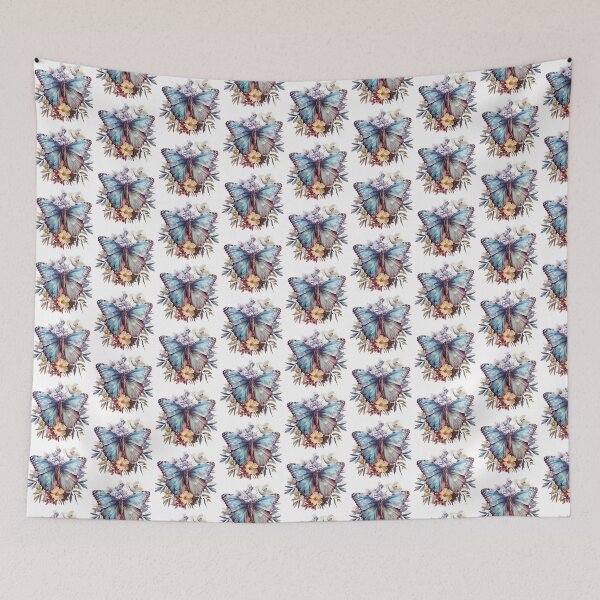 Item preview, Blue Butterfly | Elegant Nature Aesthetic Art designed and sold by Mandayartstudio.