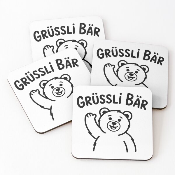 Item preview, Grüsslibär – süßer Bär Wortspiel Grizzlybär Gruß designed and sold by LoFizzy.