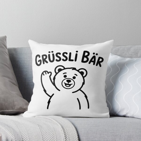 Item preview, Grüsslibär – süßer Bär Wortspiel Grizzlybär Gruß designed and sold by LoFizzy.