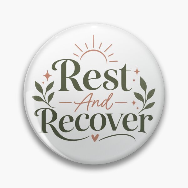 Item preview, Rest And Recover – Self Care & Wellness Quote Design designed and sold by Sanika arts .