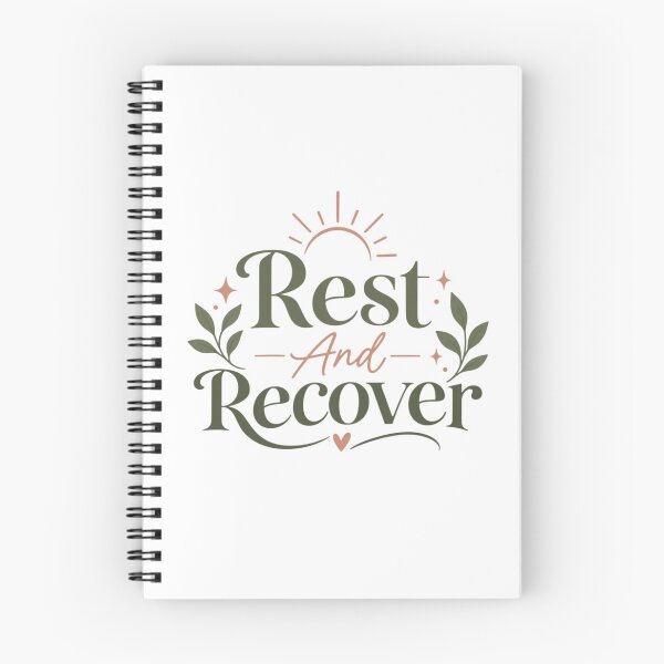 Item preview, Rest And Recover – Self Care & Wellness Quote Design designed and sold by Sanika arts .