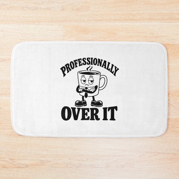 Item preview, Professionally Over It – Sarcastic Coffee Cup designed and sold by MotionBanana Art.