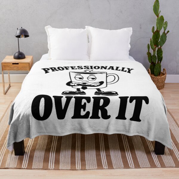 Item preview, Professionally Over It – Sarcastic Coffee Cup designed and sold by MotionBanana Art.
