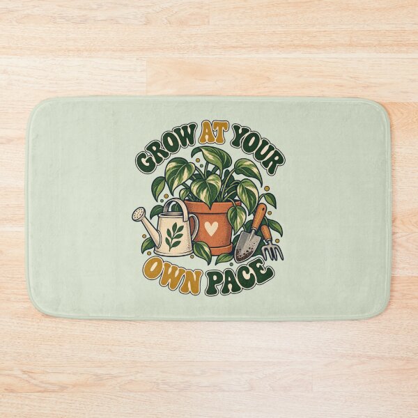 Item preview, Grow at Your Own Pace Retro Garden designed and sold by Mostafa Studio.